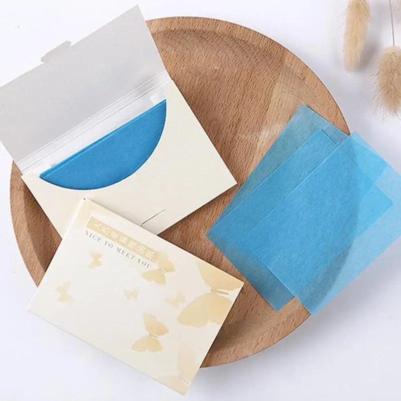 50sheets/pack Facial Oil Blotting Sheets Paper Cleansing Face Oil Control Absorbent Paper Beauty makeup tools