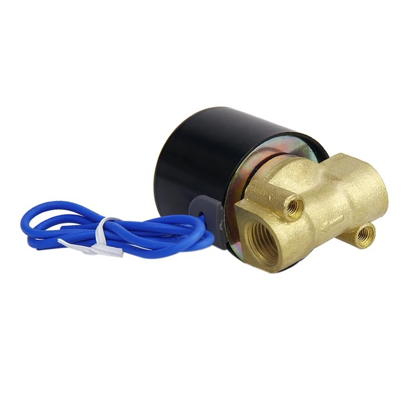 DC 24V 1/4 дюймов электромагнитный клапан с прямым приводом для воздушной воды