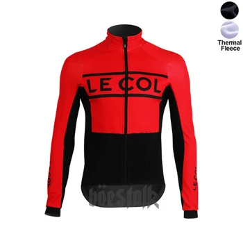 

LE COL wool Men's winter warm Jersey 2020 Bike thermal fleece shirts mtb Cycling jacket maillot Velvet clothing ropa ciclismo