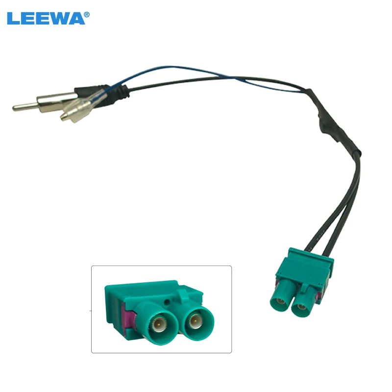 LEEWA-Adaptateur d'Antenne Radio pour Véhicule et Bateau, Amplificateur  Fakra pour Volkswagen Audi, FM - AliExpress