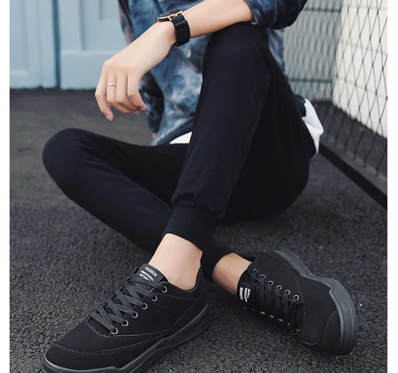 Explosion comfortable Large size spring and autumn new trend men's fashion shoes casual students personality wild men's shoes