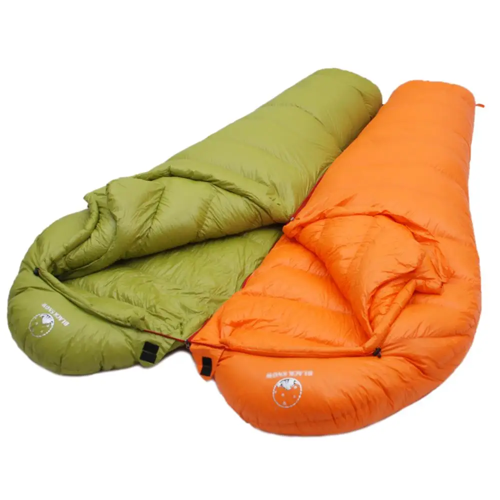 Winter Ultralight Thermal Adult Mummy 95% White Goose Down Sleeping Bag Sack W/ Compression Pack For Backpacking Camping Hiking 3