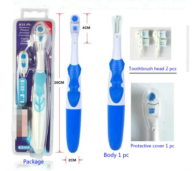 1024 Electric Toothbrush Battery Operated with 2 Brush Heads Oral Hygiene Health Products Tooth Brush 1024 Electric Toothbrush Battery Operated with 2 Brush Heads Oral Hygiene Health Products Tooth Brush