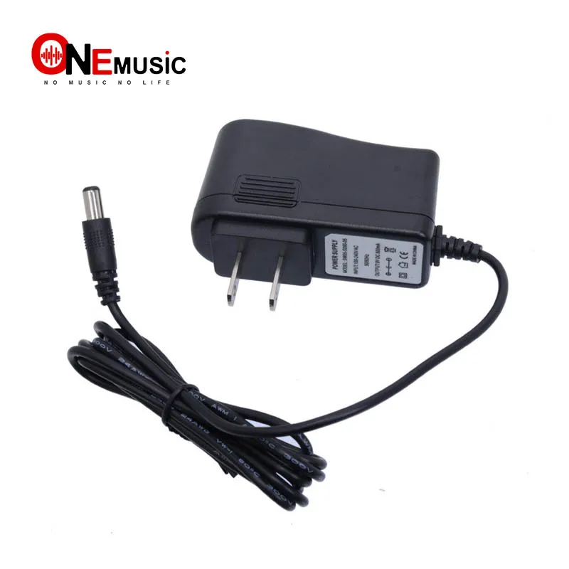 Adattatori Di Alimentazione Neri Spina Usa Dc 9V Pedali Effetto Adattatori Adatti Per Joyo Digitech Boss Dunlop Mooer Mxr Snarling
