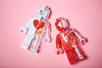

A Pair 4D MASTER 4D1/2 Brick Man Woman Anatomy Skeleton Model Lover Puzzle Toy
