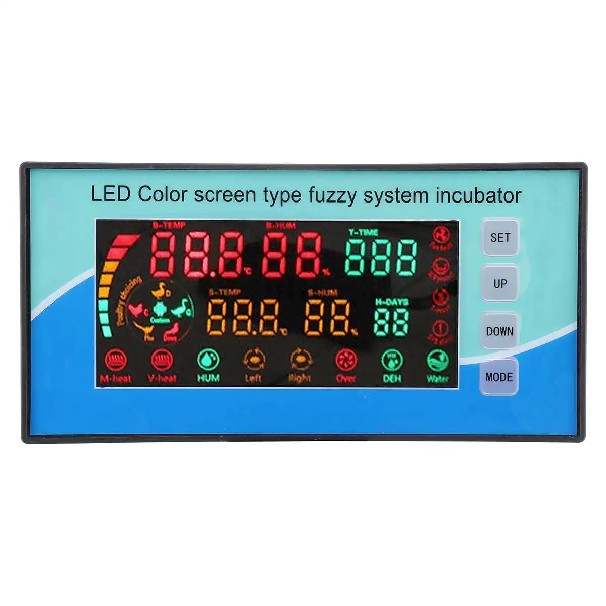 220V LCD Full Automatic Incubator Controller Hatcher Temperature Controller With Humidity Sensor Probe