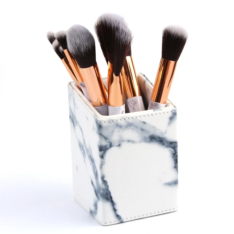 Marble-Pattern-Portable-Makeup-Brushes-Storage-Holder-PU-Leather-Travel-Cosmetic-Cup-Brush-Tube-Storage-Organizer (3)