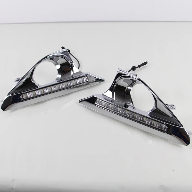 LED Daytime Running Light For Toyota Camry 2012 2013 2014 Waterproof 12V Fog Lamp Decoration Bumper Driving DRL | Автомобили и