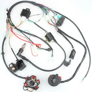 

CDI Wiring Harness Switch For 50cc 70cc 90cc 110cc 125cc Electric Start Quads ATV Complete Wiring Harness