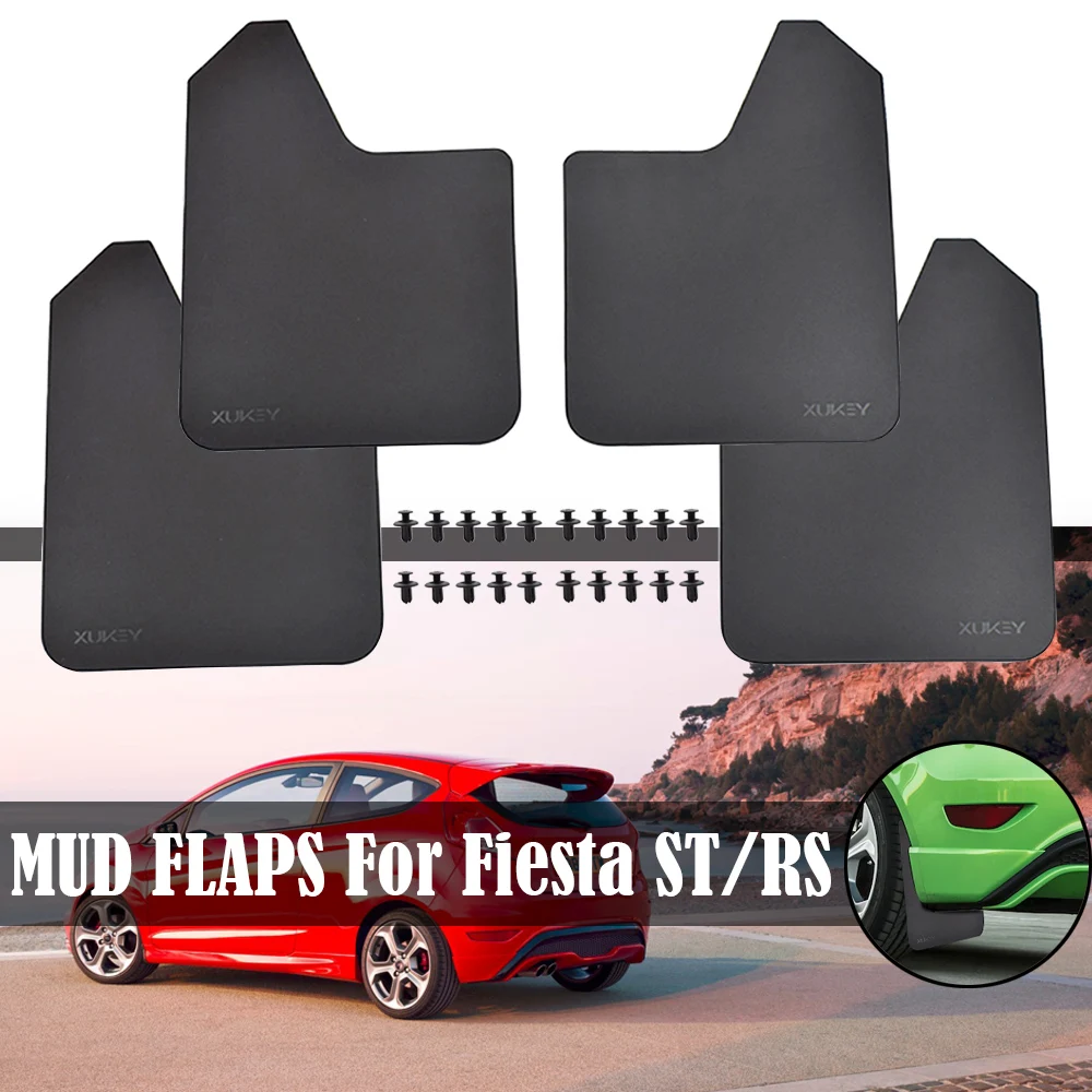 

For Fiesta ST ST150 ST180 ST200 ST500 Blue RS SE MK6 MK6.5 MK7 Mk7.5 MK8 S Mud Flaps Mudflaps Splash Guards Mudguards Fender