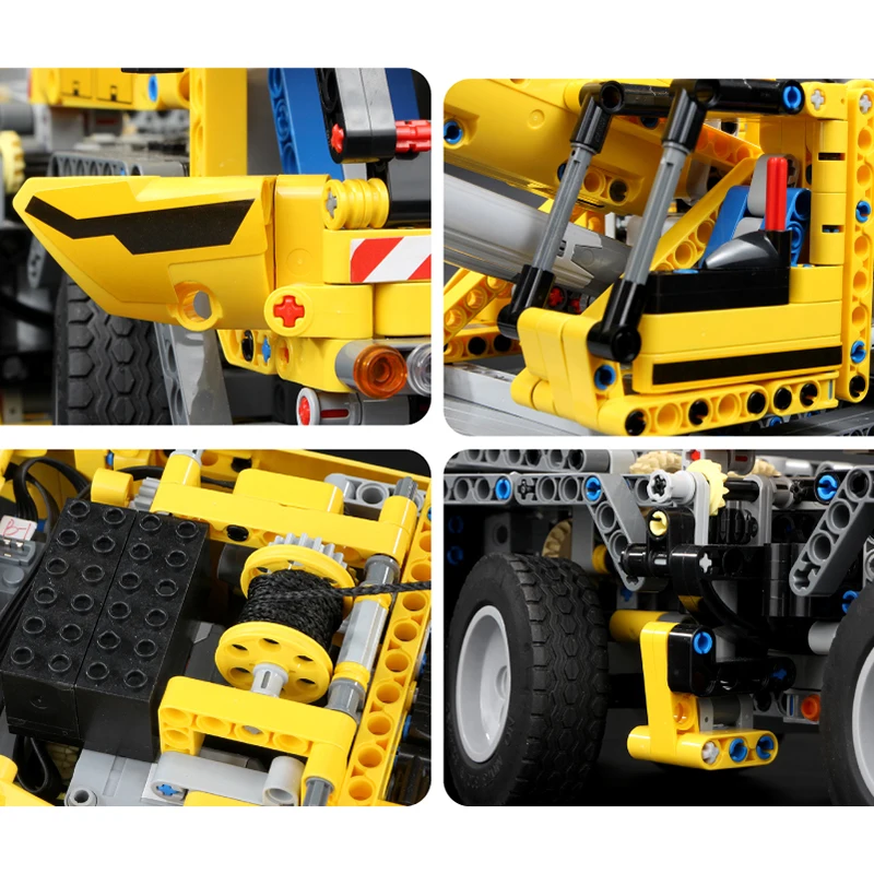 US $98.00 Lepining 20004 App Rc Technic Car Motor Power Mobile Crane Mk Ii Model Building Blocks Bricks Kids Toys Compatible With 42009