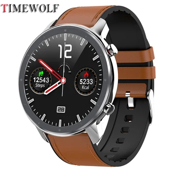 

Timewolf Smart Watch Men Android Big Dial PPG ECG Smartwatch IP68 Waterproof Smart Watch for Apple Iphone Huawei Xiaomi Samsung