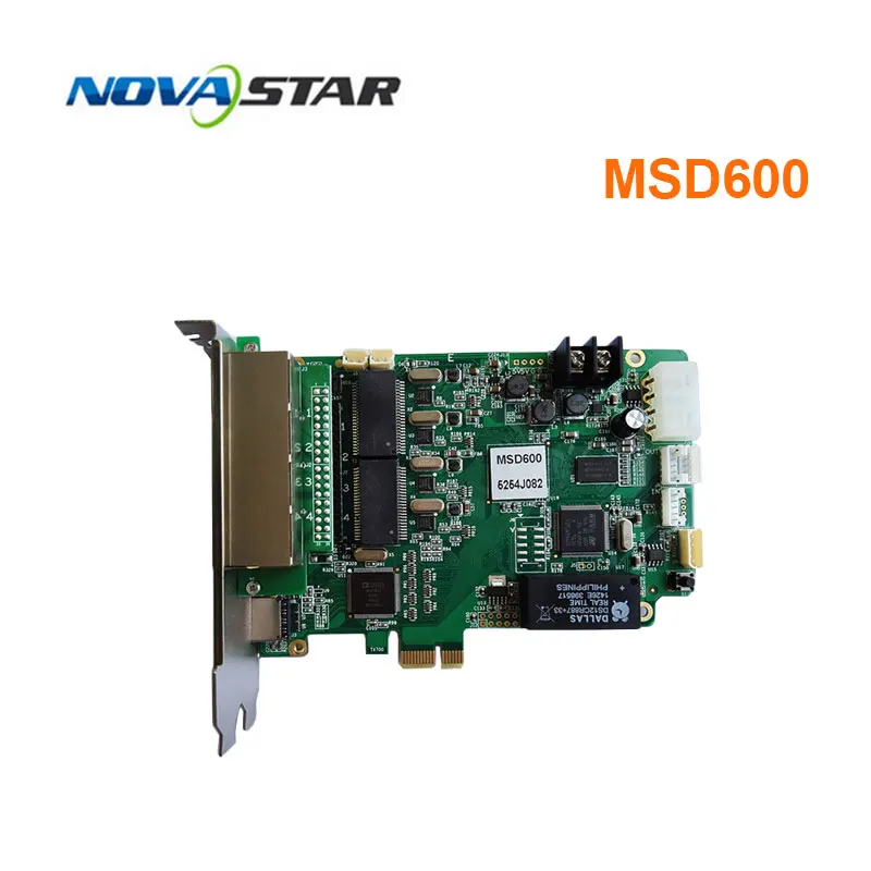 Цветной светодиодный контроллер экрана nova MSD600 RGB синхронная отправляющая карта
