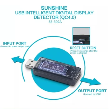 

Digital Display Hot Mini USB Power Current Voltage Meter Tester Portable Mini Current and Voltage Detector Charger Doctor