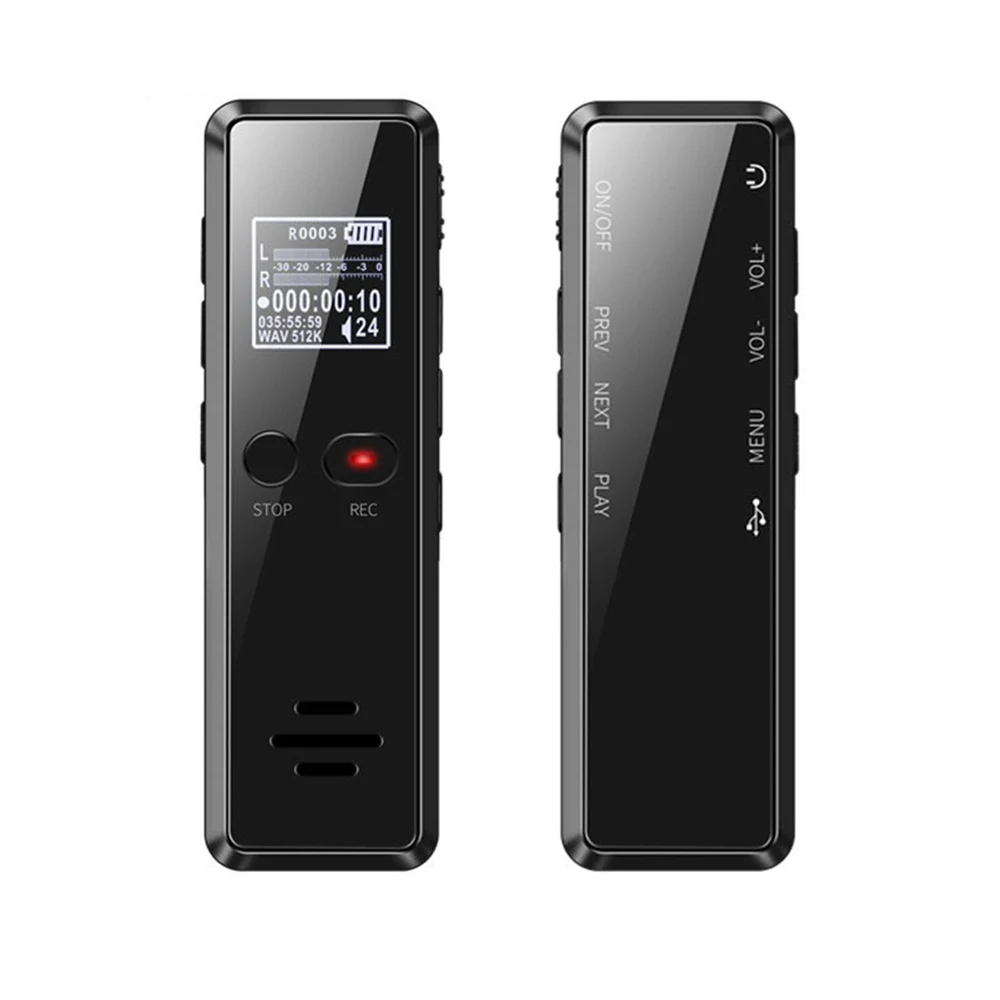 VR530 микро Цифровой диктофон с голосовой активировкой, диктофон, дальние расстояния, аудио запись, MP3 плеер, шумоподавление, WAV запись