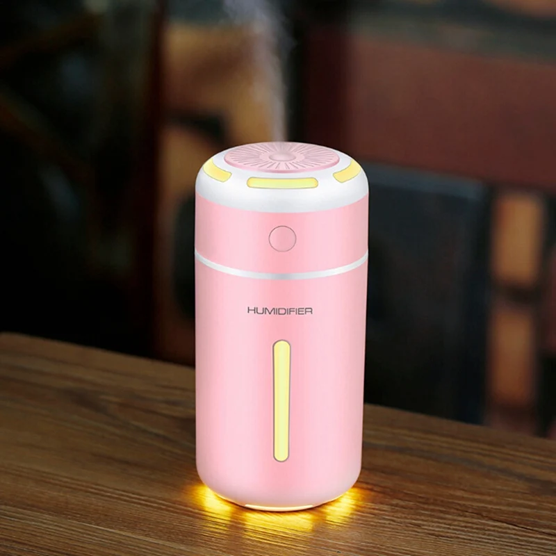USB Ultrasonic Humidifier Air Humidifier Essential Oil Diffuser With 7 Colors Night Light Electric Aromatherapy For Car Office