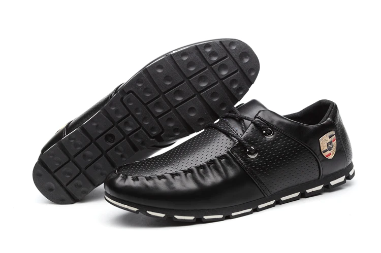 Новинка; спортивная обувь для вождения; мужская обувь на плоской подошве; итальянские Нескользящие повседневные кожаные туфли-лоферы; Мужская мягкая обувь в Корейском стиле