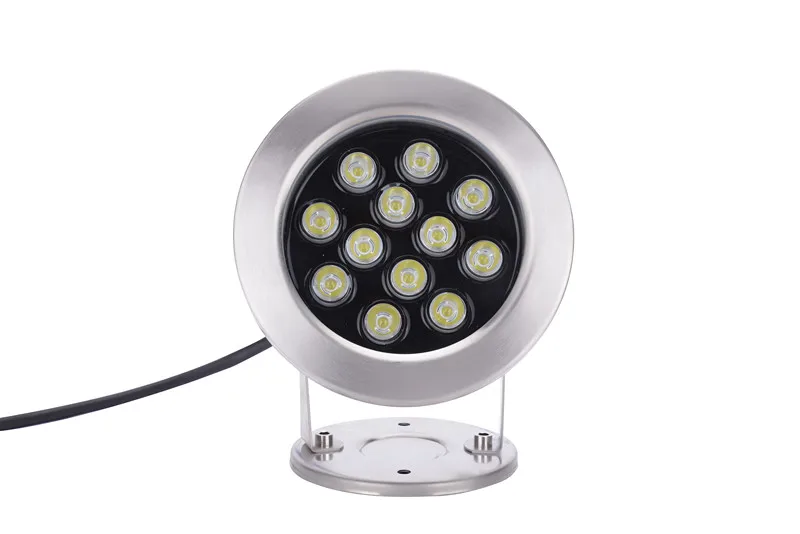 

New 12w DC12v LED Submersible Underwater Light Outdoor Tank Pool Spotlight