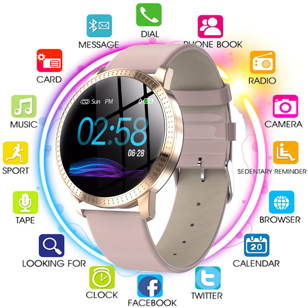 

Smart Watch Series OLED Screen Push Message Bluetooth Connectivity Android IOS Men Women GPS Fitness Tracker Heart Rate Monitor