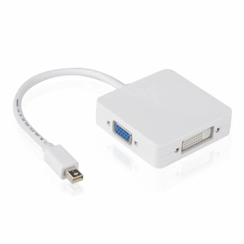 Адаптер портов дисплея кабели DP Thunderbolt к DVI VGA HDMI для MacBook