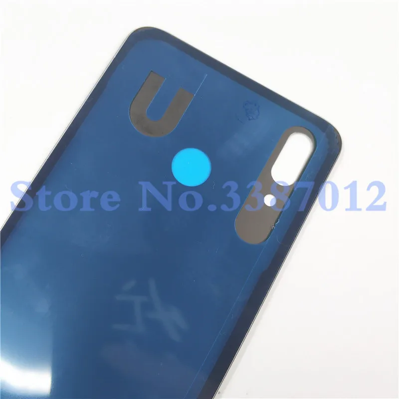 6,3 дюймов для huawei Nova 3 Nova3 стекло задняя крышка батарейного отсека Дверь Корпус задняя часть+ клейкая наклейка