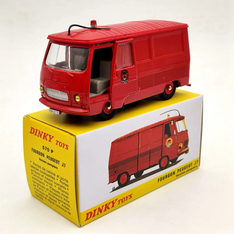 Атлас 1:43 Dinky Toys 570 P фургон ~ geot J7 версии пожарные литые модели автомобили