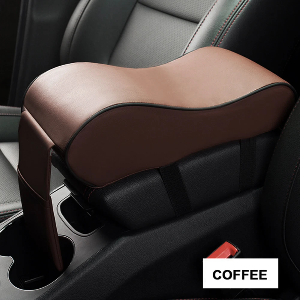 Центральный автомобильный Подлокотник Накладка из искусственной кожи Memory Foam