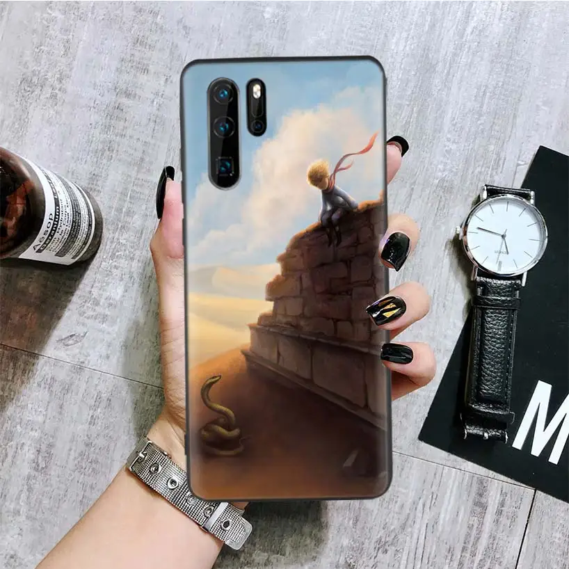 Черный чехол для телефона Little Prince для huawei mate 30 20 10 P30 P20 P10 Pro Lite P Smart Z Роскошный чехол