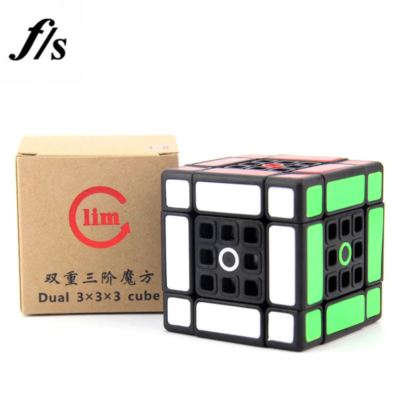 Limited Stock Collection New Fangshi Funs Lim Dual 3x3x3 Magic Cube Puzzle 2.2 Version Speed Cubo Magico Educational Toys | Игрушки и