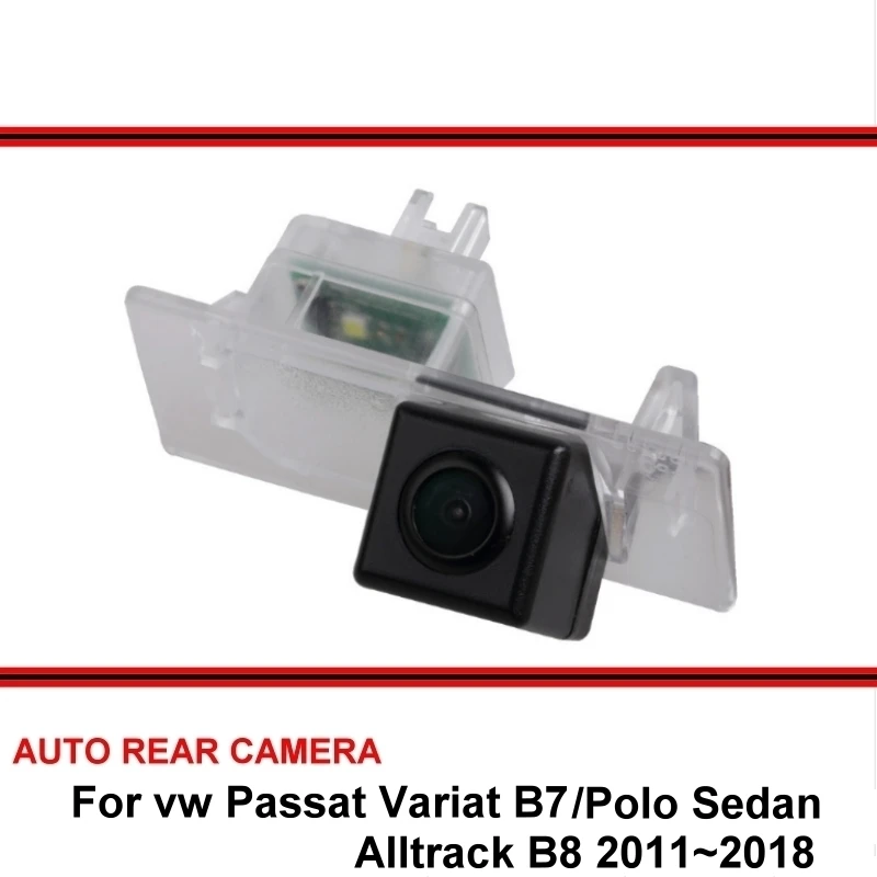 

For vw Passat Variat B7 Alltrack B8 Polo Sedan 2011~2018 Night Vision Car Reverse Backup Rearview Parking Rear View Camera CCD