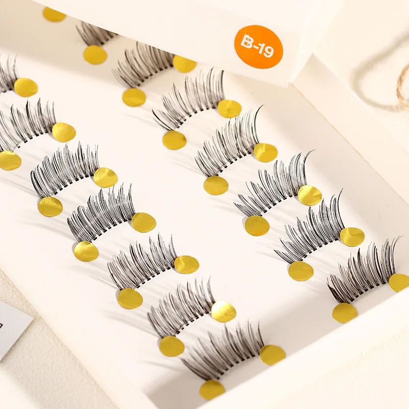 

Hot 10 pairs/set Mini Half Corner Black Handmade False Eyelashes Natural Fake Eyelashes Lashes Extension Tools Makeup Supplies