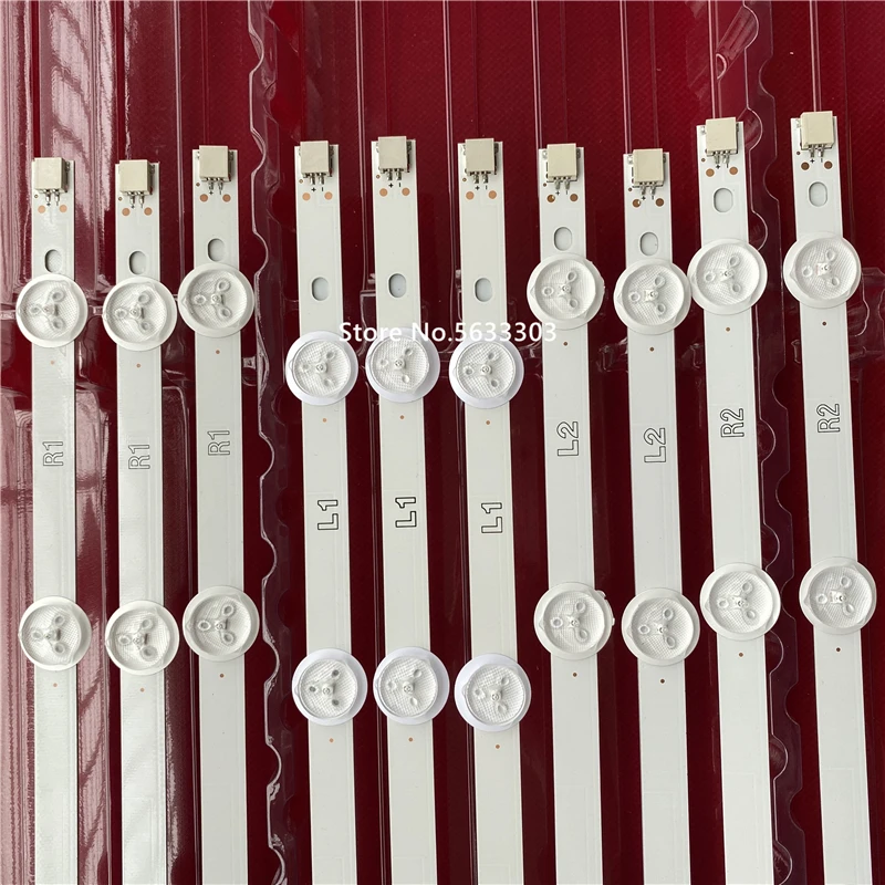 5 комплектов Светодиодная лента подсветка для LG 42LN540 42LN5400 42LN5403 42LA620V 42LA6218 42LA621S 42