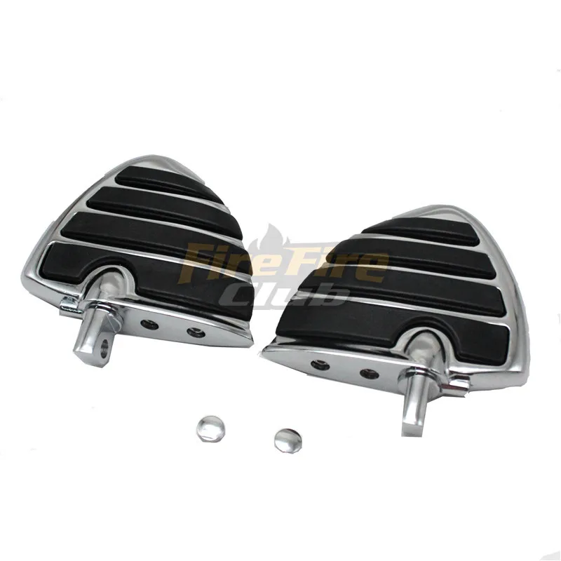 Хромированные подножки для ног для Harley FLH Touring Electra Street Glide Road King FLST Softail Fatboy