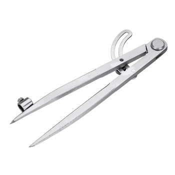 

Adjustable Compass Pencil DIY Silver For craftsmen/carpenters Equipment