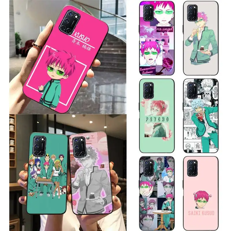 Zororong The Disastrous Life of Saiki K Kusuo Phone Case For Oppo Reno2 3 A77 92020 F11 Realme 2 5 6 Pro XT | Мобильные телефоны и