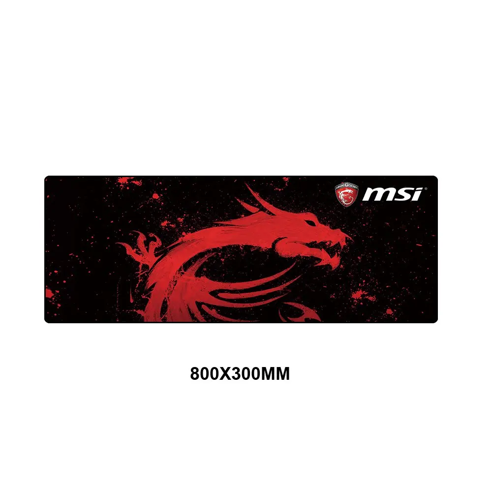 MSI коврик для мыши большой XXL геймер Противоскользящий резиновый коврик игровой коврик для мыши к клавиатуре ноутбук скорость мыши мышь стол игровые коврики - Цвет: 10