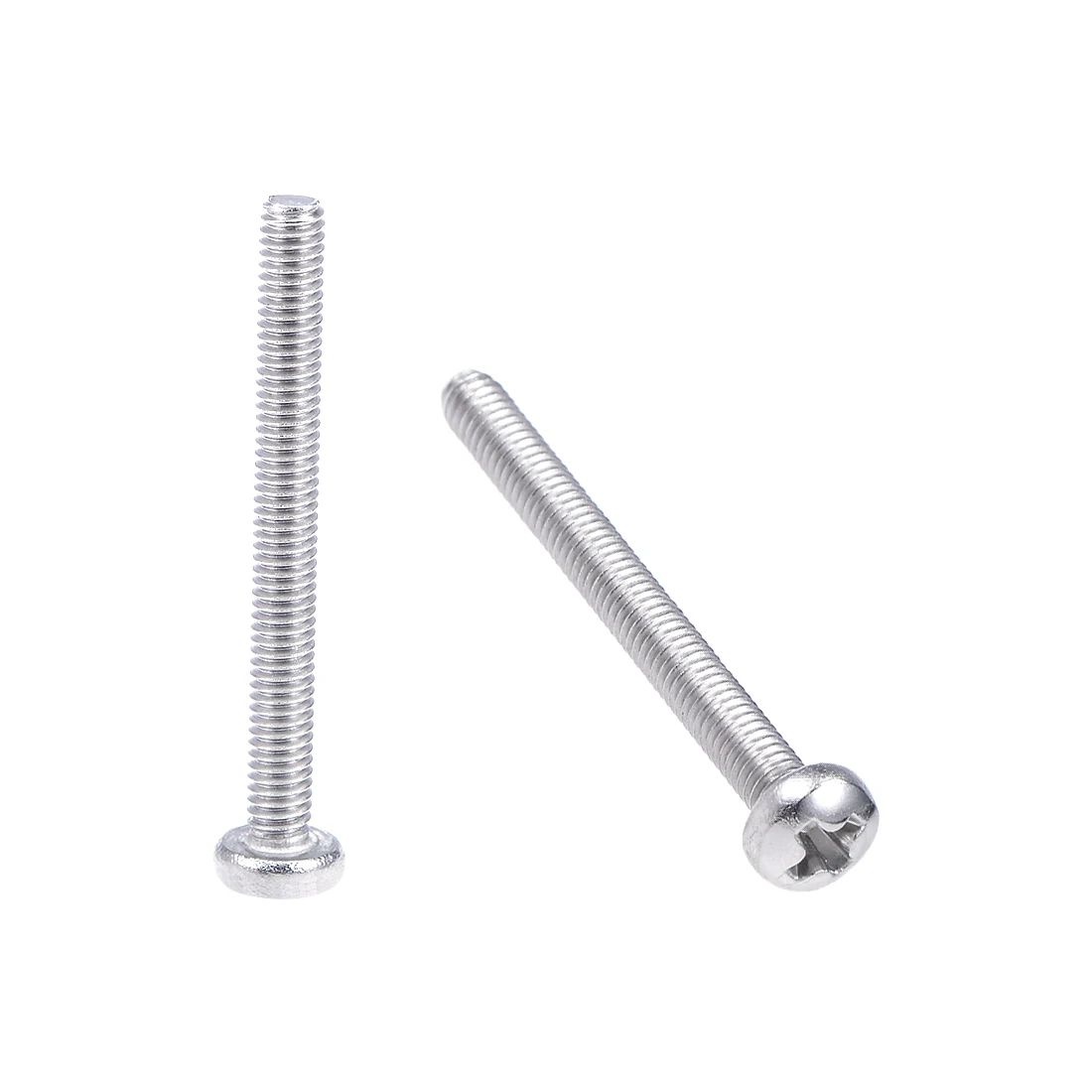 Uxcell крепежные винты Pan крестовая отвертка 304 Нержавеющая сталь M2x25mm 30 шт