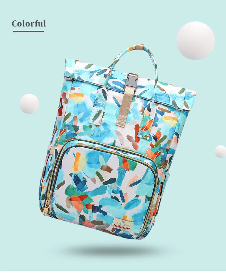 Nylon Baby Diaper Bag for Mom Maternity Bags Laptop Backpacks Nappy Changing Organizer Mummy Wet Mother Travel Bag