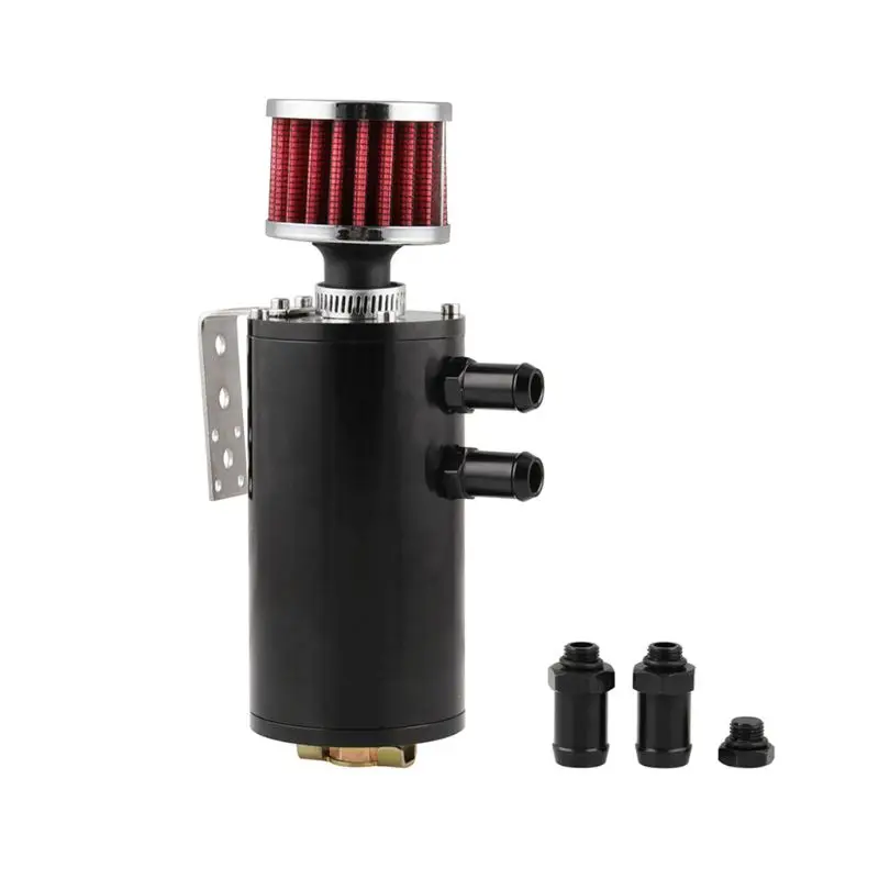 

Car Modification Ventilator Oil Can With Air Filter Universal Style Exhaust Machine Breather Reservoir Tank Filter