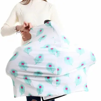 

Baby Feeding Breastfeeding Scarf Car Seat Stroller Protective Cover Newborn Girls and Boys Multipurpose Stretch Shawl Wrap CORB