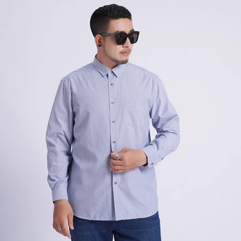 

Plus Size 8xl 7xl Free Shipping 2019 New Arrival Fashion Lattice Men Long Sleeve Spring Extra Large Cotton Casual Dress Shirts