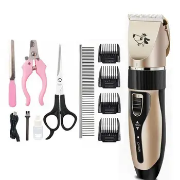 

Pet Electric Clipper Rechargeable Low-noise USB Hairdressing Set Electric Cat Dog Hair Trimmer Pet Hair Clipper Haircut Machine
