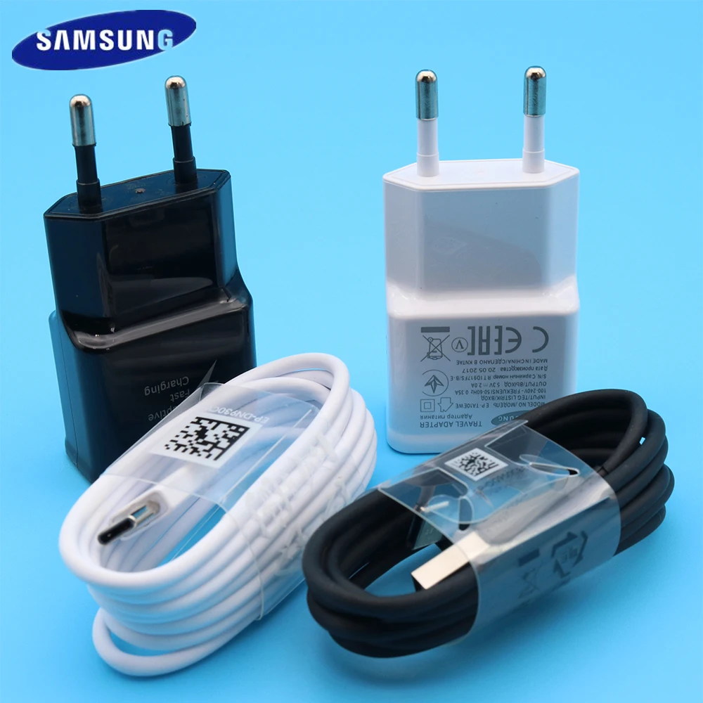 Зарядное устройство samsung для путешествий настенный адаптер 5 В 2 А зарядный кабель