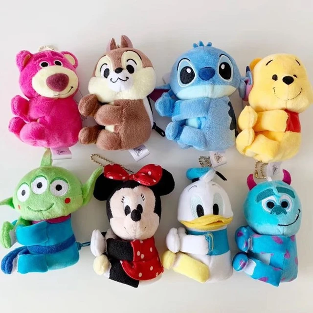 Disney Cartoon Stitch Pendant Mickey Mouse Donald Lotso Plush Key Ring Cute  Keychain Gifts For Men Plush Keychain Wallet Chain - Key Chains - AliExpress