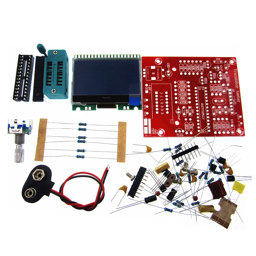 DIY M12864 Graphics Version Transistor Tester Kit