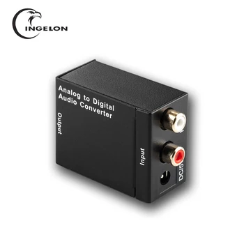 

3.5mm Jack to 2RCA Toslink Coaxial Digital Fiber To Analog Audio L R Converter SPDIF Digital Audio Decoding Decoder Amplifier HD