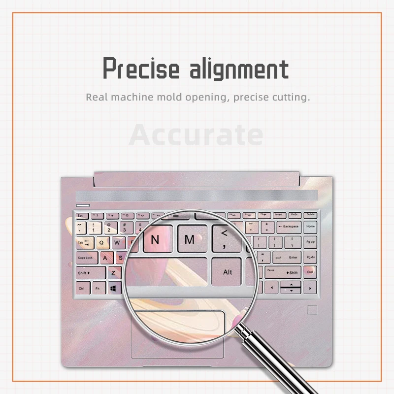DIY Colorful Sky Cover Laptop Sticker Skins Notebook Keyboard Stickers Decorative Decals for HP X360/14S dk/ 14s dq/15 da/15 bs
