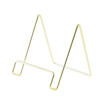 

Creative Geometric Storage Rack Simple Wrought Iron Organizer Book Stand Holder 24BB