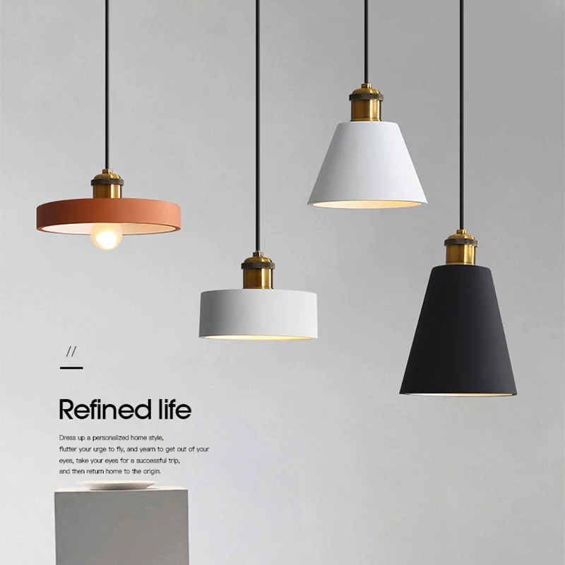 Dining room chandelier three minimalist dining table bar lamp industrial style lamps bedroom bedside small | Лампы и освещение