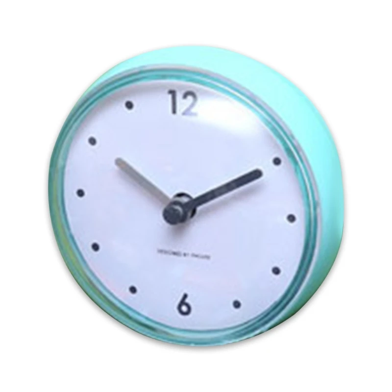 Bathroom Waterproof Wall Hanging Suction Cup Clock Simple Design Wall Watch for Home Bedroom Living Room Decorations Drop Ship 